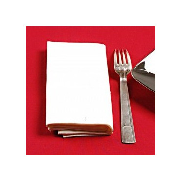 Serviette blanche 50 x 50 cm