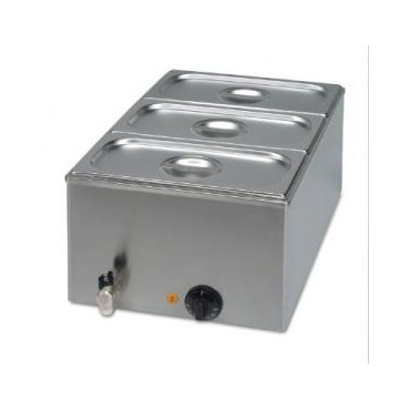 Bain-marie - 3 bacs GN 1/1