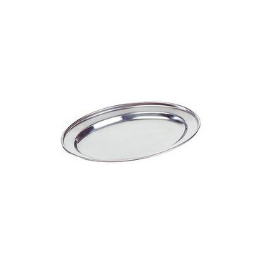 Plat ovale en inox